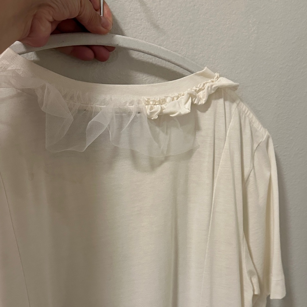 Simone Rocha Cream Dress with Ruffles - Picture 6 of 6